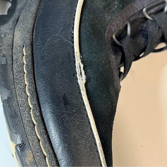 Sorel High Black Suede Mid Calf Lace Up Winter Boots 7 - Picture 5 of 13